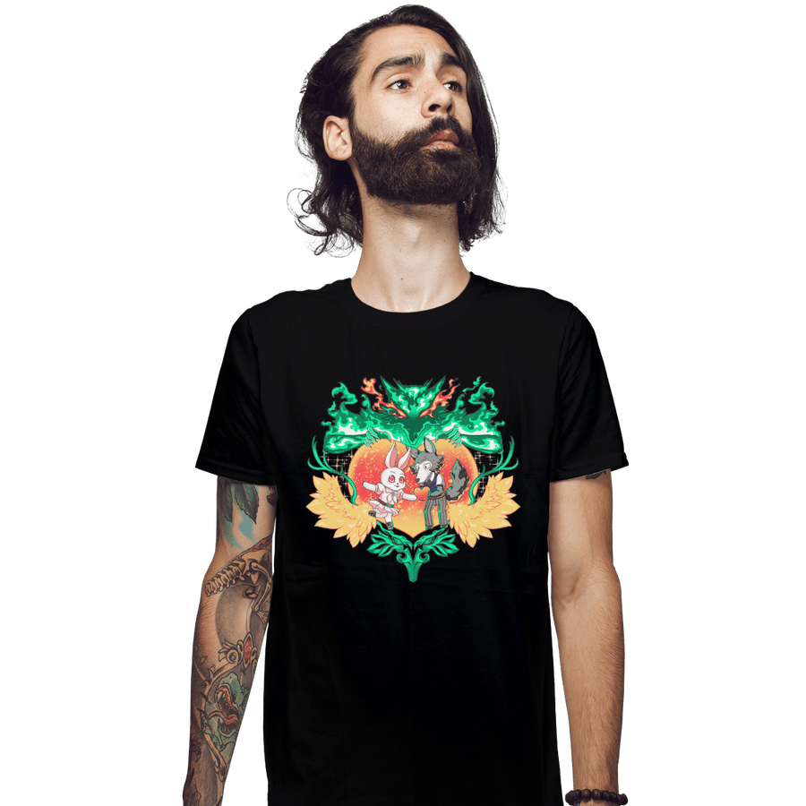 Shirts Fitted Shirts, Mens / Small / Black Beast Heart