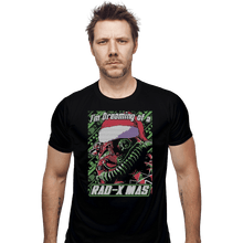 Load image into Gallery viewer, Shirts Fitted Shirts, Mens / Small / Black Rad Xmas
