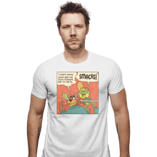Load image into Gallery viewer, Shirts Fitted Shirts, Mens / Small / White Dig&#39;Em Frog
