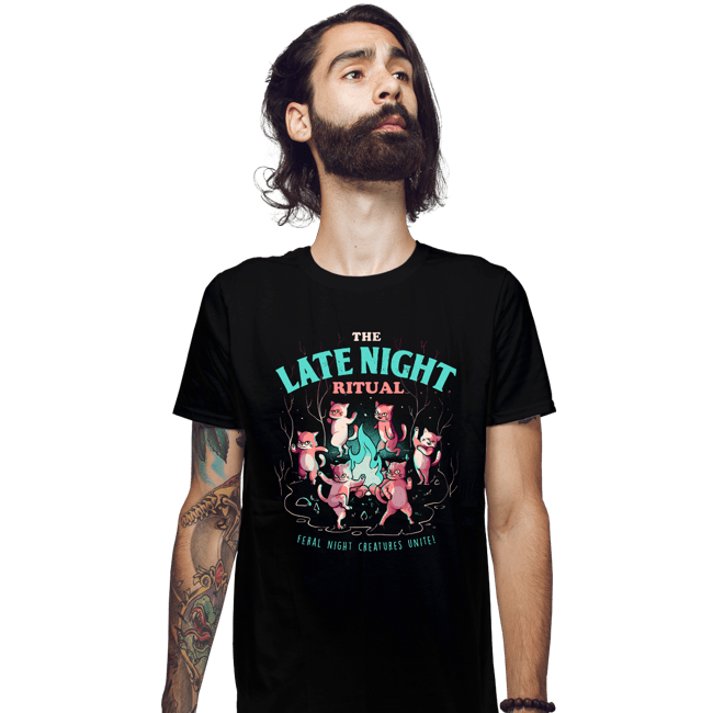 Daily_Deal_Shirts Fitted Shirts, Mens / Small / Black The Late Night Ritual