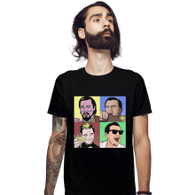 Load image into Gallery viewer, Shirts Fitted Shirts, Mens / Small / Black The King Of Memes
