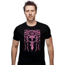 Load image into Gallery viewer, Shirts Fitted Shirts, Mens / Small / Black Pink Ranger
