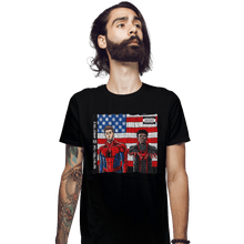 Load image into Gallery viewer, Shirts Fitted Shirts, Mens / Small / Black Spider-Verse

