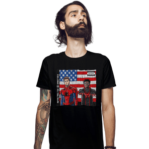 Shirts Fitted Shirts, Mens / Small / Black Spider-Verse