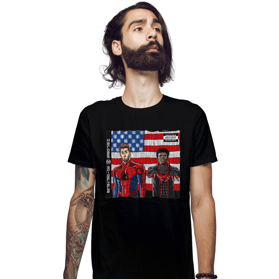Shirts Fitted Shirts, Mens / Small / Black Spider-Verse