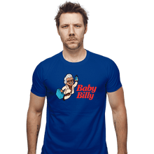 Load image into Gallery viewer, Daily_Deal_Shirts Fitted Shirts, Mens / Small / Royal Blue Big Baby Billy
