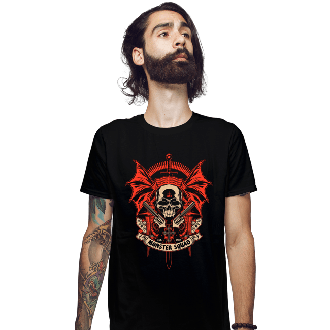 Secret_Shirts Fitted Shirts, Mens / Small / Black Monster Squad