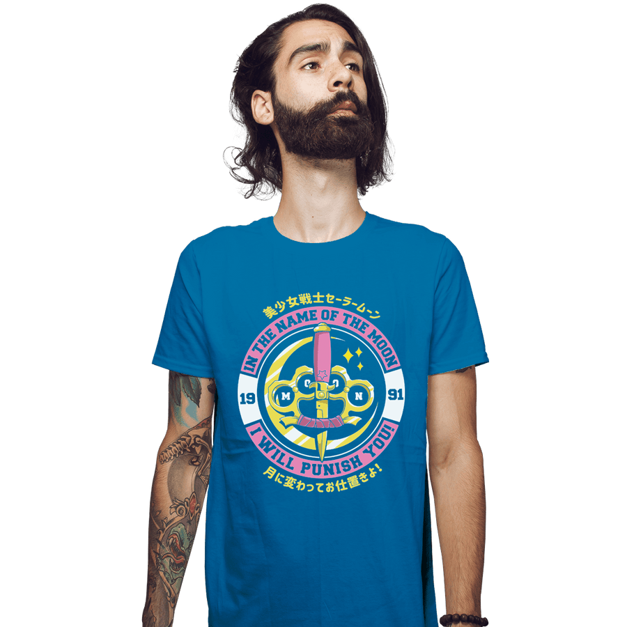 Shirts Fitted Shirts, Mens / Small / Sapphire I Will Punish You