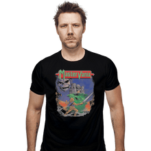 Load image into Gallery viewer, Shirts Fitted Shirts, Mens / Small / Black Mastervania
