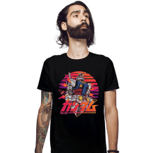 Load image into Gallery viewer, Shirts Fitted Shirts, Mens / Small / Black Gundam RX 78 Retro
