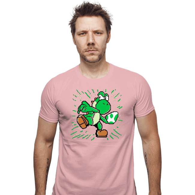 Secret_Shirts Fitted Shirts, Mens / Small / Pink Yoshi's Revenge