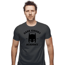 Load image into Gallery viewer, Shirts Fitted Shirts, Mens / Small / Charcoal Dark Knight Academy
