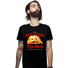 Load image into Gallery viewer, Secret_Shirts Fitted Shirts, Mens / Small / Black Out Pizza The Hut
