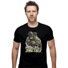Load image into Gallery viewer, Daily_Deal_Shirts Fitted Shirts, Mens / Small / Black The Snake Eater
