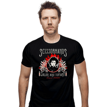 Load image into Gallery viewer, Secret_Shirts Fitted Shirts, Mens / Small / Black Scissorhands
