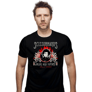 Secret_Shirts Fitted Shirts, Mens / Small / Black Scissorhands