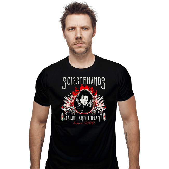 Secret_Shirts Fitted Shirts, Mens / Small / Black Scissorhands