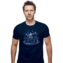 Load image into Gallery viewer, Secret_Shirts Fitted Shirts, Mens / Small / Navy Big Apple Three AM

