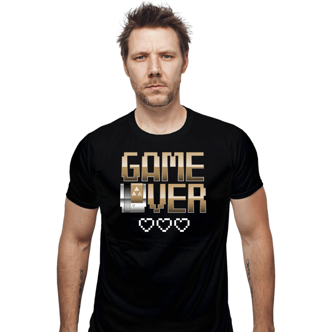 Shirts Fitted Shirts, Mens / Small / Black Game Over