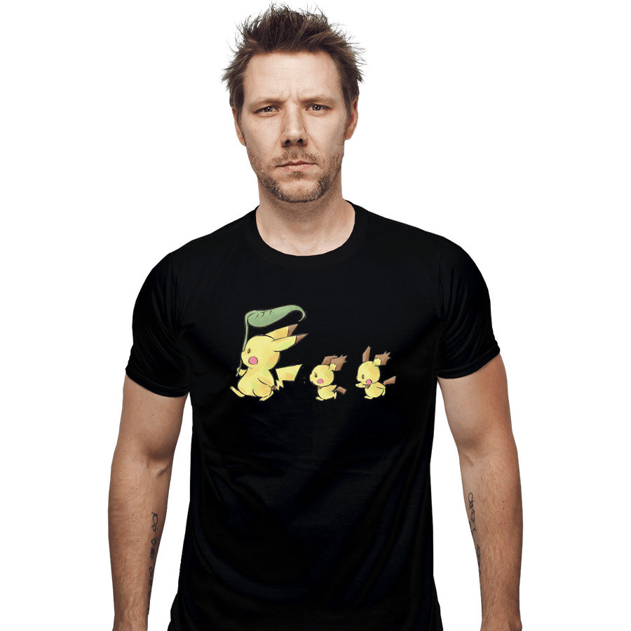 Shirts Fitted Shirts, Mens / Small / Black Pika Pika