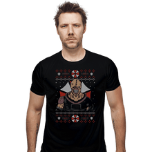 Load image into Gallery viewer, Shirts Fitted Shirts, Mens / Small / Black Bio Organic Weapon Christmas
