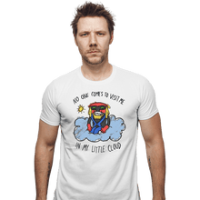 Load image into Gallery viewer, Daily_Deal_Shirts Fitted Shirts, Mens / Small / White Brak&#39;s Little Cloud

