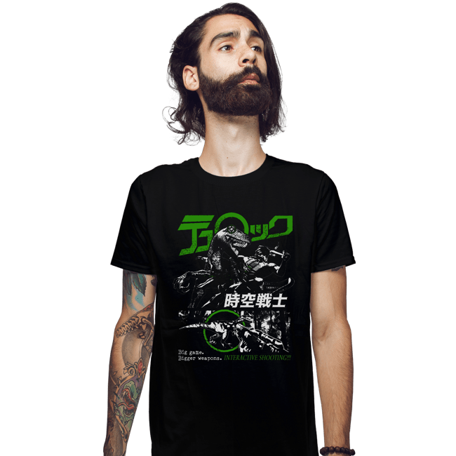 Daily_Deal_Shirts Fitted Shirts, Mens / Small / Black Jikuu Senshi Turok