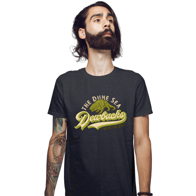 Daily_Deal_Shirts Fitted Shirts, Mens / Small / Dark Heather Dune Sea Dewbacks