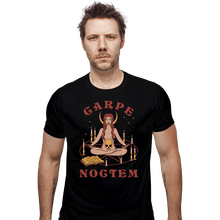 Load image into Gallery viewer, Shirts Fitted Shirts, Mens / Small / Black Carpe Noctem
