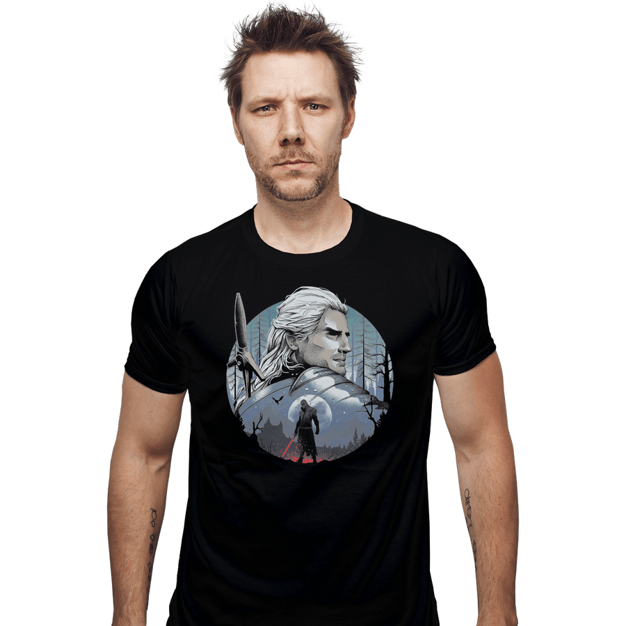 Shirts Fitted Shirts, Mens / Small / Black The Monster Hunter