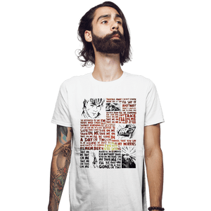 Secret_Shirts Fitted Shirts, Mens / Small / White Take Me On