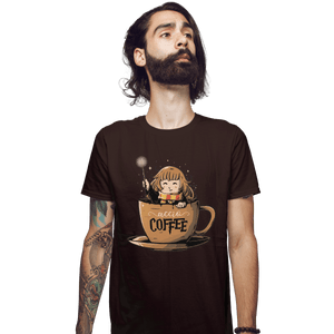 Shirts Fitted Shirts, Mens / Small / Dark Chocolate Accio Coffee
