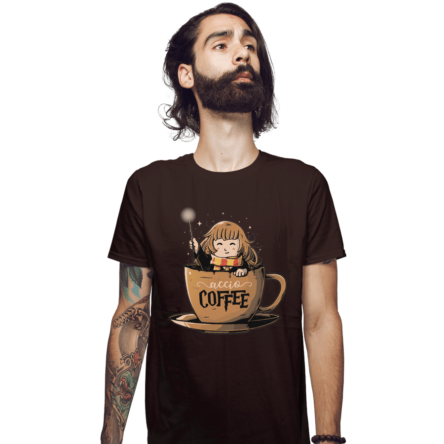 Shirts Fitted Shirts, Mens / Small / Dark Chocolate Accio Coffee