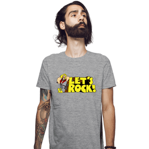 Secret_Shirts Fitted Shirts, Mens / Small / Sports Grey Let's Rock