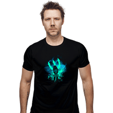 Load image into Gallery viewer, Shirts Fitted Shirts, Mens / Small / Black Neptune Art
