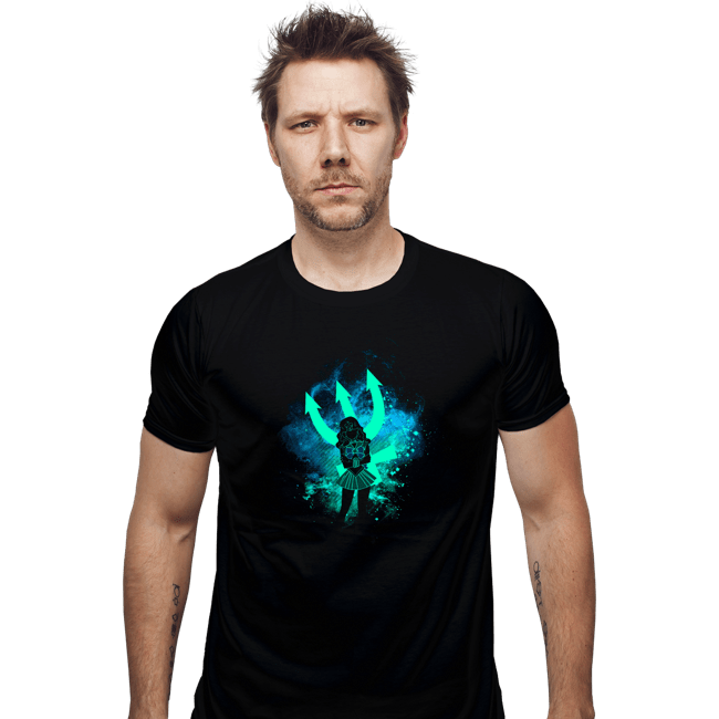 Shirts Fitted Shirts, Mens / Small / Black Neptune Art