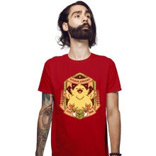 Load image into Gallery viewer, Shirts Fitted Shirts, Mens / Small / Red Fat Chocobo Gysahl
