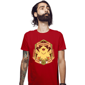 Shirts Fitted Shirts, Mens / Small / Red Fat Chocobo Gysahl