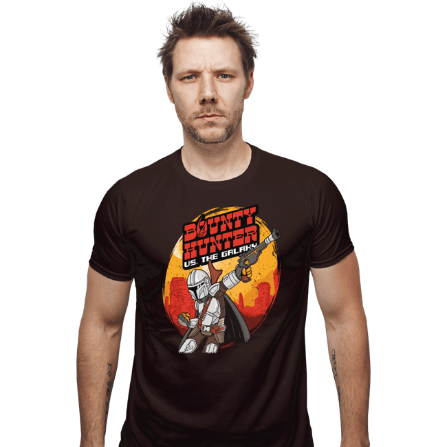 Secret_Shirts Fitted Shirts, Mens / Small / Dark Chocolate Bounty Hunter VS The Galaxy