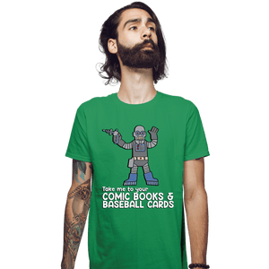 Daily_Deal_Shirts Fitted Shirts, Mens / Small / Irish Green The Android's Dungeon