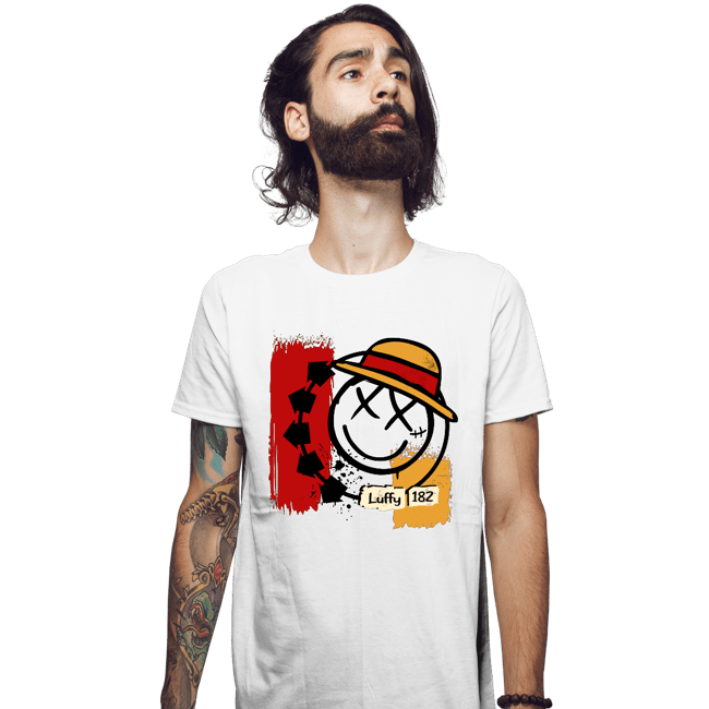 Daily_Deal_Shirts Fitted Shirts, Mens / Small / White Luffy 182