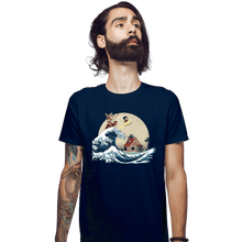 Load image into Gallery viewer, Shirts Fitted Shirts, Mens / Small / Navy The Great Adventure
