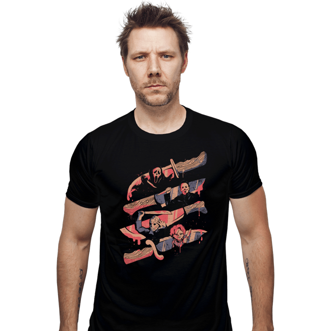 Daily_Deal_Shirts Fitted Shirts, Mens / Small / Black Knife Killers