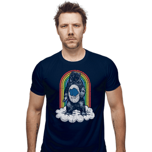 Daily_Deal_Shirts Fitted Shirts, Mens / Small / Navy Real Grumpy Bear