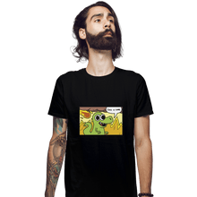 Load image into Gallery viewer, Shirts Fitted Shirts, Mens / Small / Black Dinoptimist
