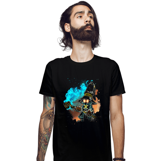 Daily_Deal_Shirts Fitted Shirts, Mens / Small / Black Soul Of The Black Mage