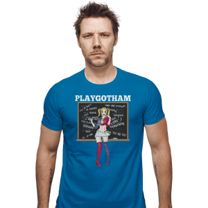 Shirts Fitted Shirts, Mens / Small / Sapphire Playgotham Harley