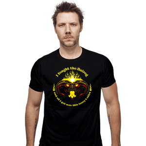 Secret_Shirts Fitted Shirts, Mens / Small / Black I Fought The Balrog