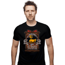 Load image into Gallery viewer, Daily_Deal_Shirts Fitted Shirts, Mens / Small / Black The Scary Duckling
