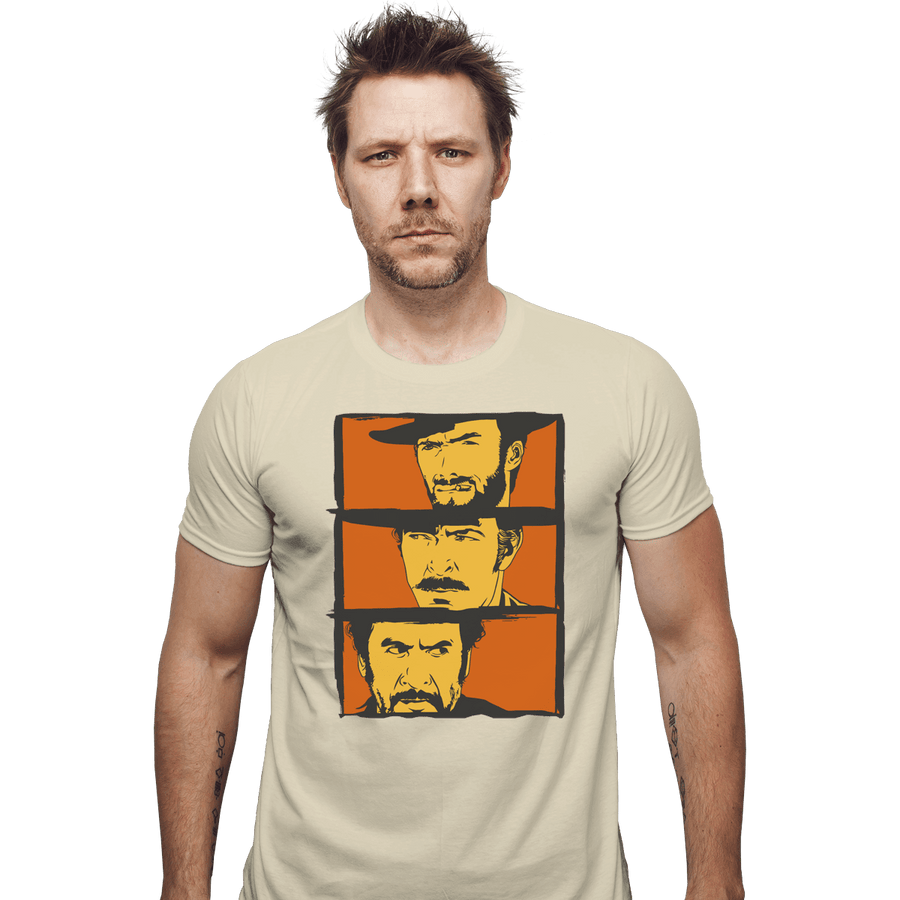 Shirts Fitted Shirts, Mens / Small / Sand The Good The Bad And The Ugly
